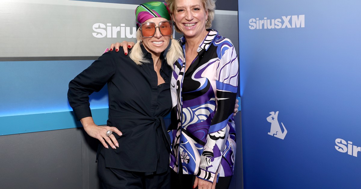 Dorinda Medley and Margaret Josephs at SiriuxXM.