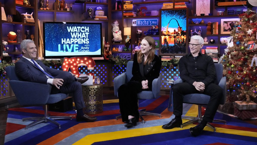 Anderson Cooper and Andy Cohen WWHL