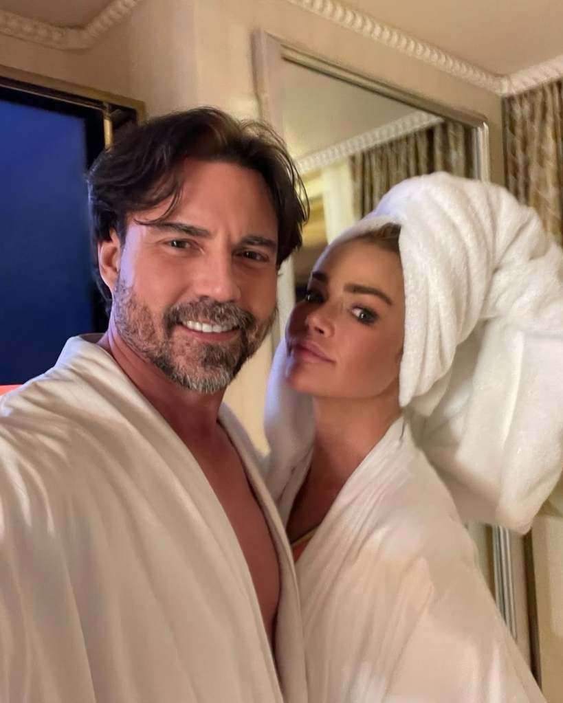 Denise Richards and husband via Instagram 