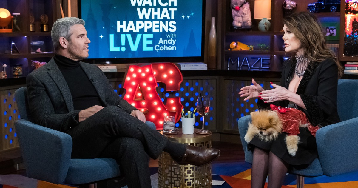 Andy Cohen and Lisa Vanderpump on WWHL