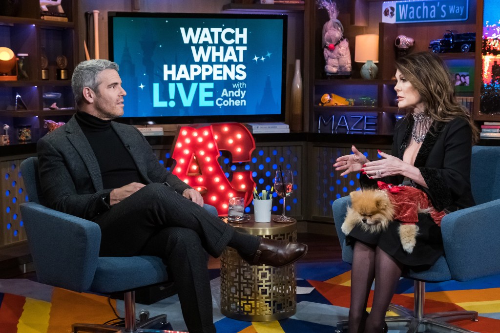 Andy Cohen and Lisa Vanderpump on WWHL