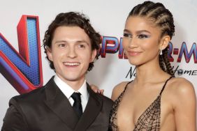Zendaya and Tom Holland attend the World Premiere of Columbia Pictures SPIDER-MAN: NO WAY HOME at the Regency Village and Bruin Theaters.
