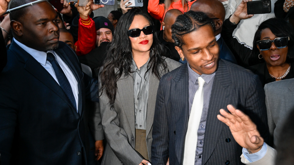 Rihanna A$AP Rocky photos verdict date night dinner Beverly Hills