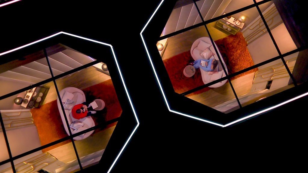 Aerial shot of the Love is Blind Season 8 pods