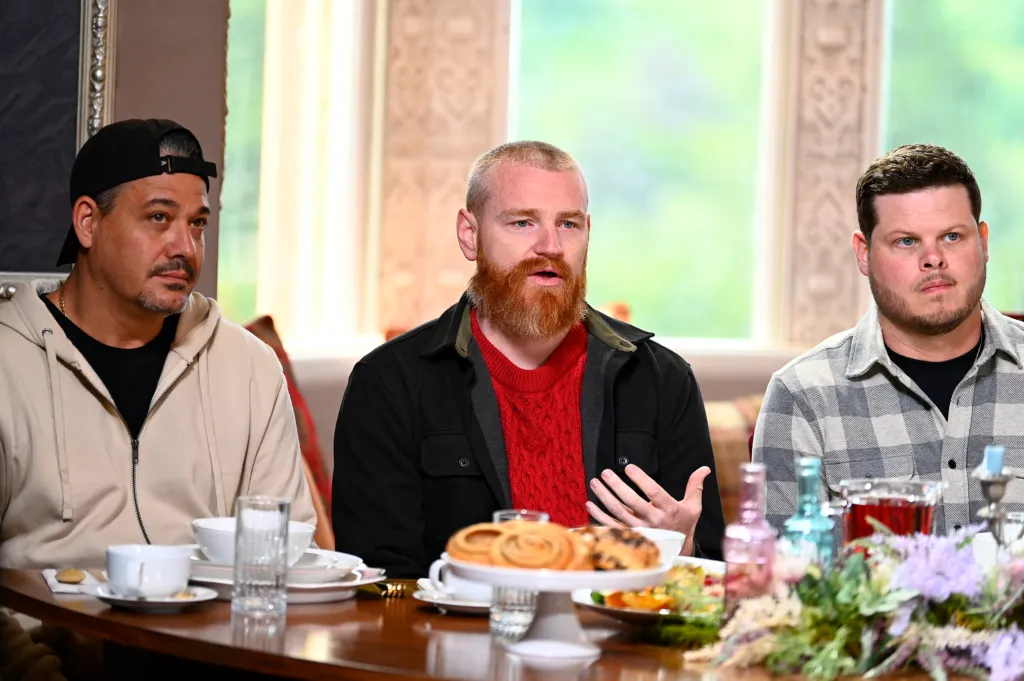Boston Rob, Wes Bergman, and Derrick Levasseur on The Traitors Season 3