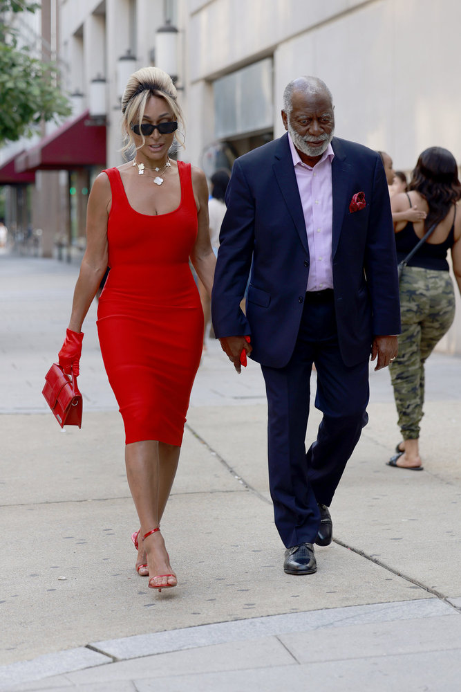 Karen Huger with her husband RHOP 