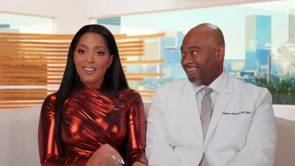 Toya Bush Harris and Dr. Eugene on Married to Medicine