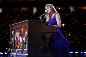 Taylor Swift performs onstage during The Eras Tour at Hard Rock Stadium on October 19, 2024 in Miami Gardens, Florida.