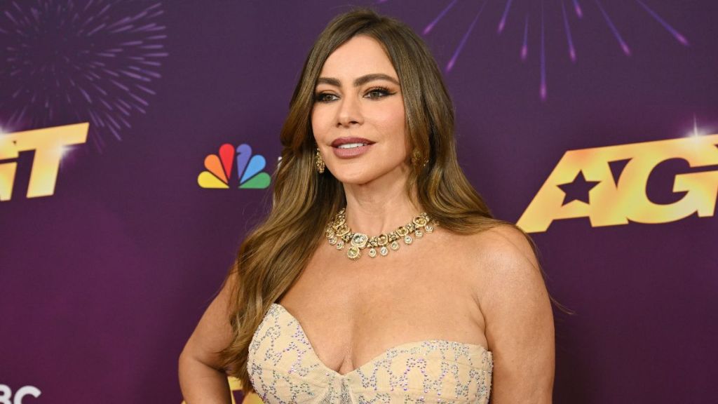 Sofía Vergara at the "America's Got Talent" Season 19 Finale Results Show Pre-Taped Red Carpet held at Hotel Dena in Pasadena, California.