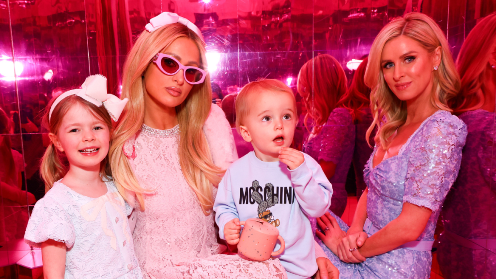 Paris Hilton and her two kids