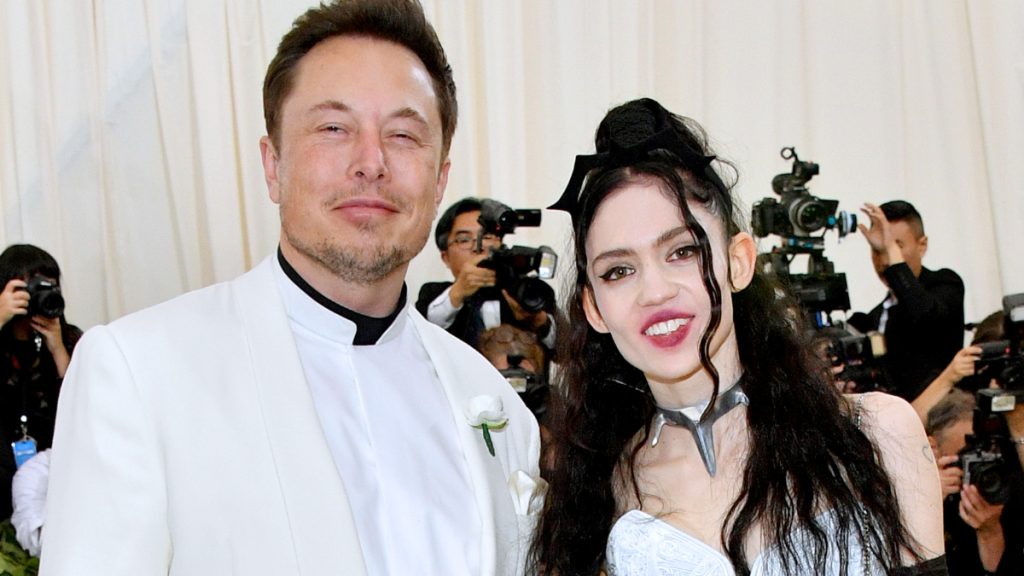 Grimes Elon Musk kids begged