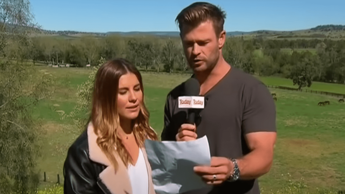 Chris Hemsworth's Viral Video Crashing Live Weather Broadcast ...