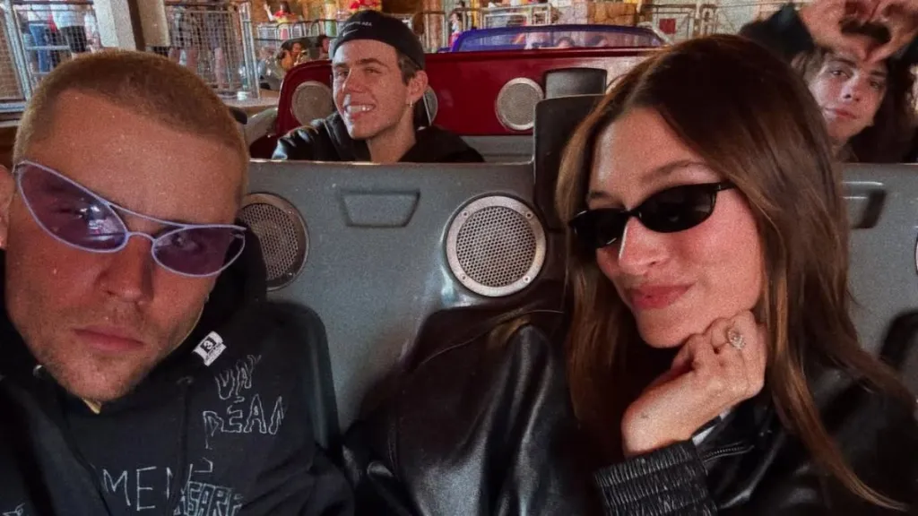 Justin Bieber Hailey Bieber Disneyland video