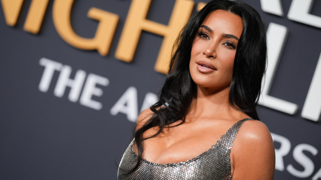 Kim Kardashian at SNL50: The Anniversary Special at 30 Rockefeller Plaza on February 16, 2025 in New York, New York.
