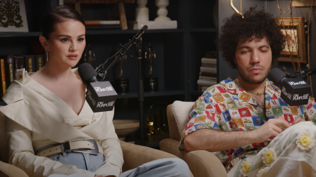 Selena Gomez and Benny Blanco interview with Jay Shetty