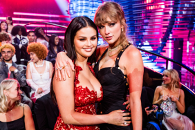Selena Gomez and Taylor Swift attend the 2023 Video Music Awards at Prudential Center on September 12, 2023 in Newark, New Jersey.