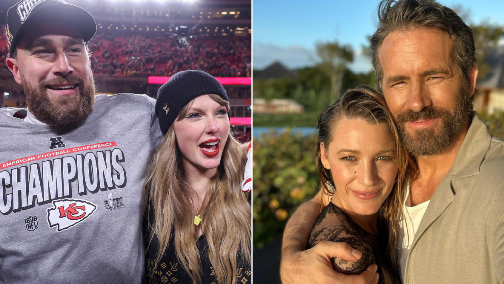 Travis Kelce unfollow Ryan Reynolds Blake Lively lawsuit Taylor Swift