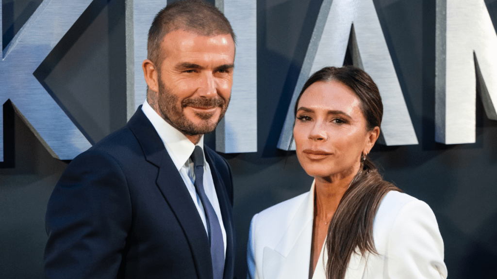 Victoria Beckham David Beckham gardening
