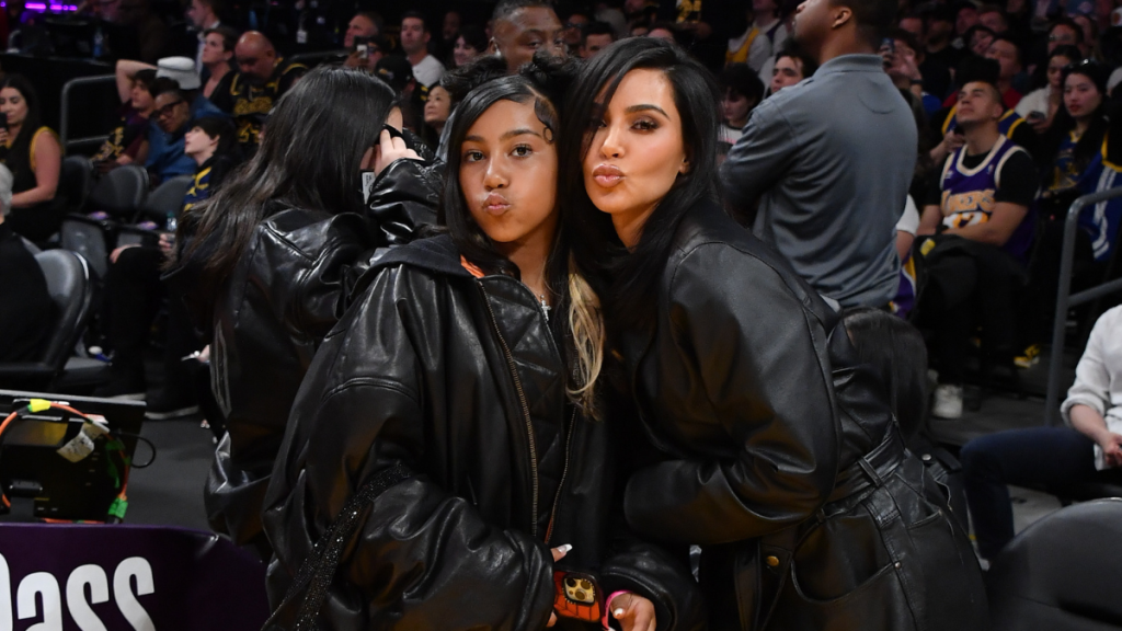 North West Coachella video Kim Kardashian kids