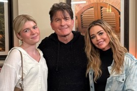Lola Sheen, Charlie Sheen, and Denise Richards
