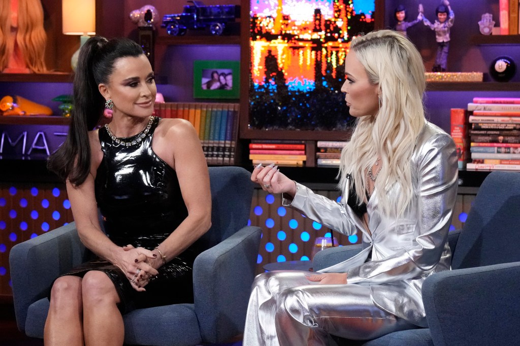 Kyle Richards and Teddi Mellencamp on Watch What Happens Live