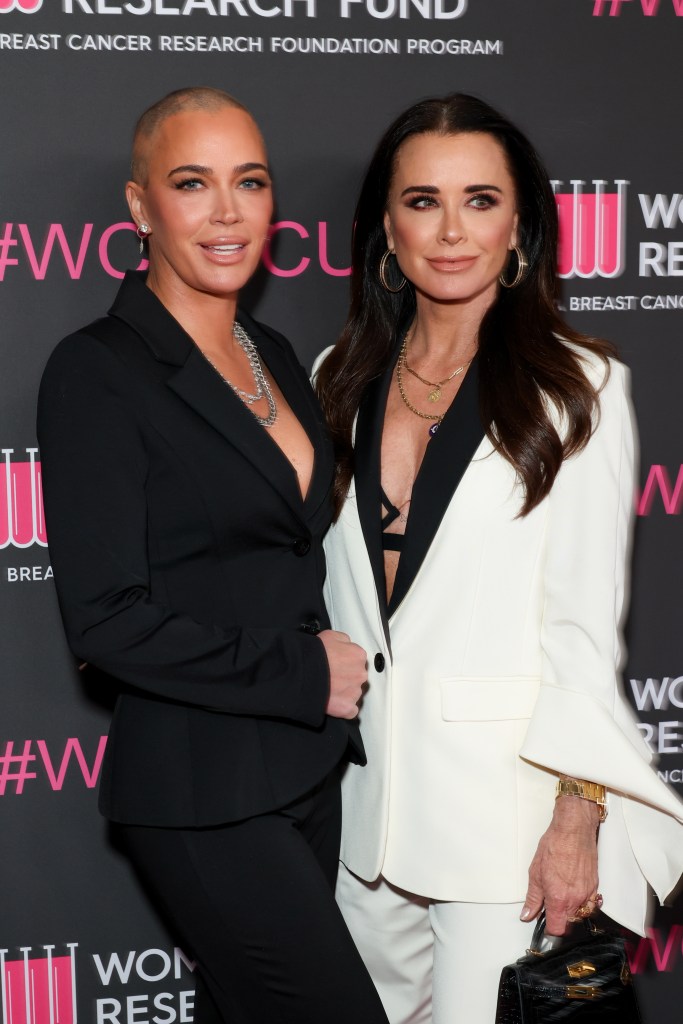 Teddi Mellencamp and Kyle Richards on a red carpet