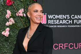 Teddi Mellencamp showing off her cancer scars at a red carpet event