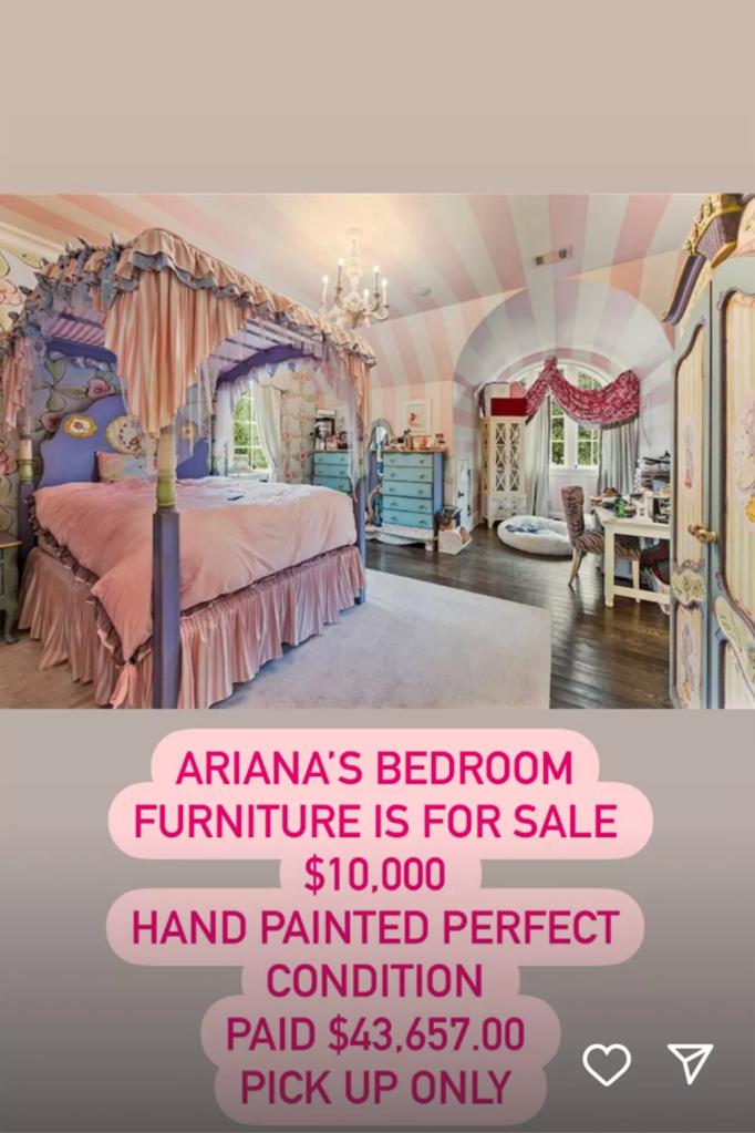 Ariana Biermann furniture from Kim Zolciak Instagram 