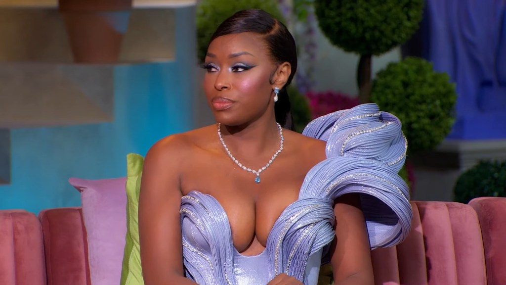 Quad Webb at the Married to Medicine Season 11 reunion 