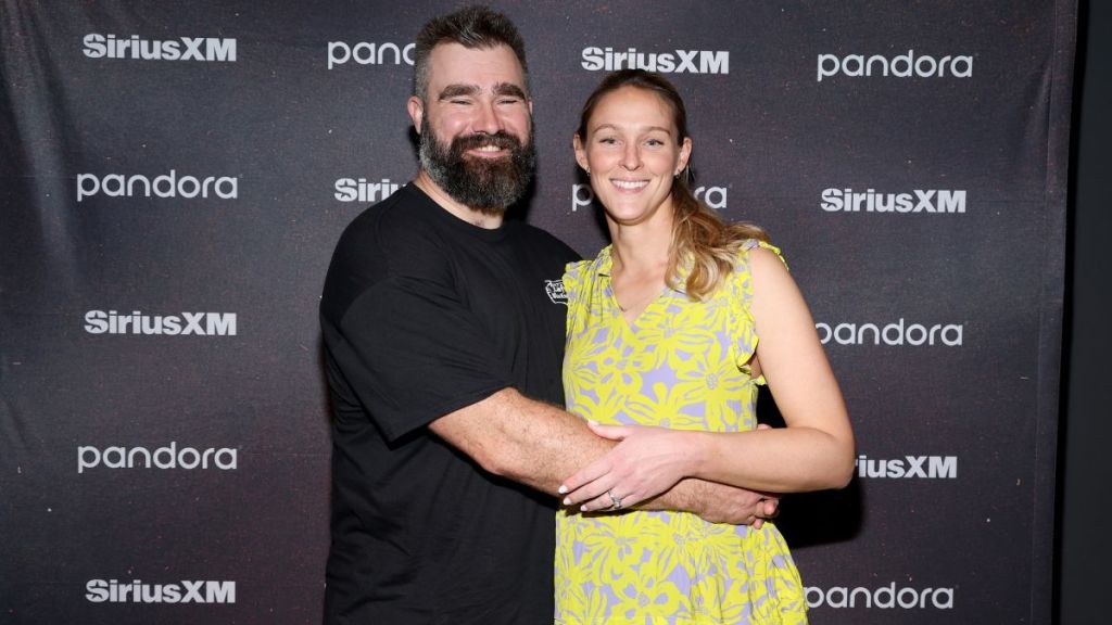 kylie kelce jason kelce baby photos