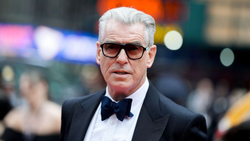 Pierce Brosnan at the "Good Night, and Good Luck," Opening Night on April 03, 2025 in New York, New York.