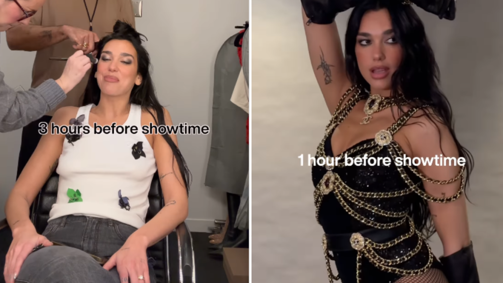 Dua Lipa new video on Instagram
