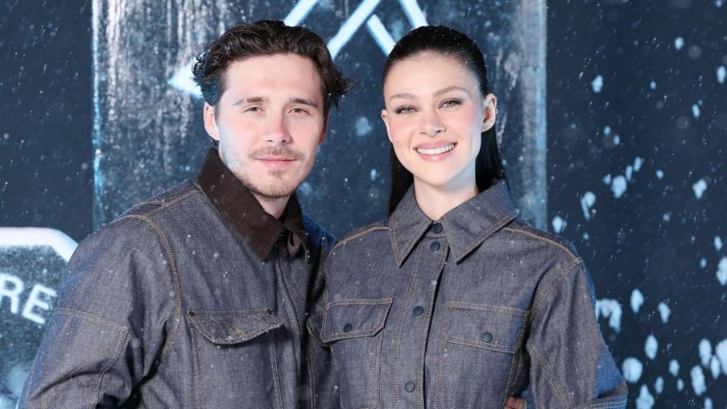 Brooklyn Peltz Beckham and Nicola Peltz attends the Moncler Grenoble Fall/Winter 2025 Show on March 15, 2025 in Courchevel, France.