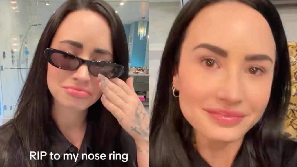 Demi Lovato nose ring
