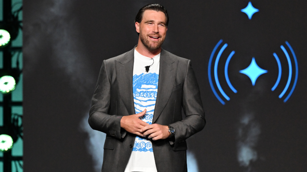Travis Kelce back hair Taylor Swift Kirk Cousins