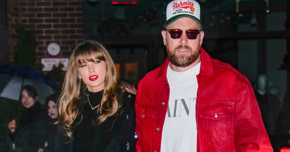 Travis Kelce & Dad Go Shopping as Taylor Swift Skips AMAs 2025