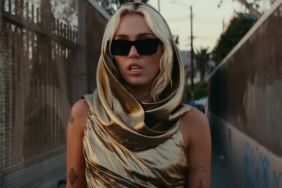 Miley Cyrus Jennifer Lawrence Flowers golden dress outfit