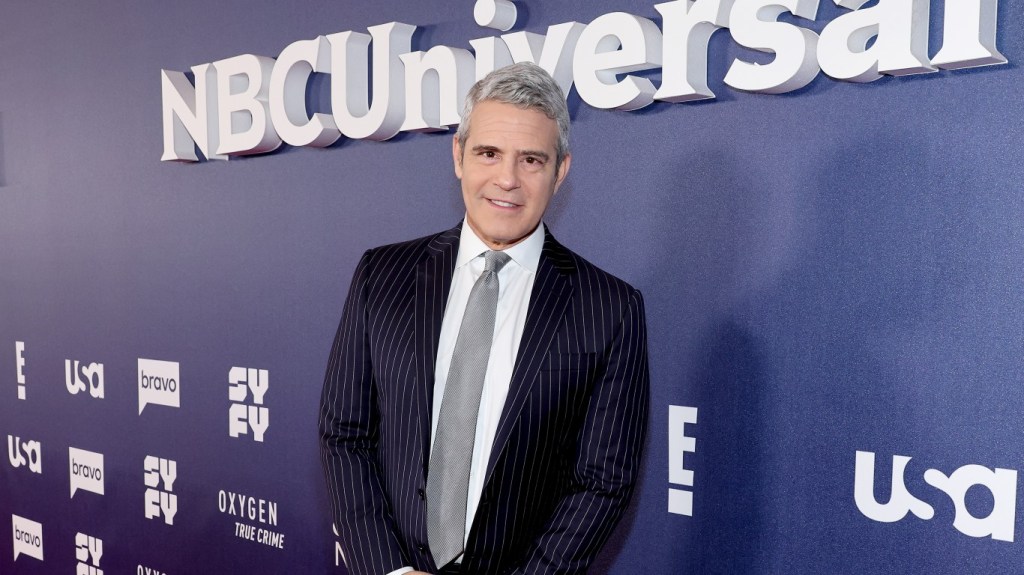 Andy Cohen at the NBCUniversal upfronts
