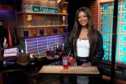 Riley Burruss behind the bar on Watch What Happens Live