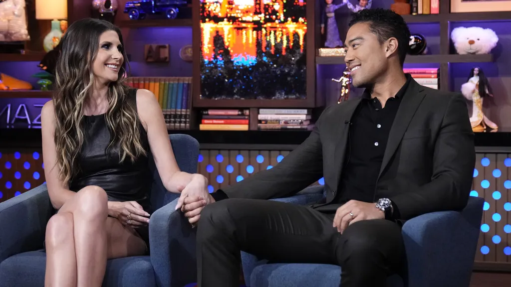 Janet and Jason Caperna on WWHL