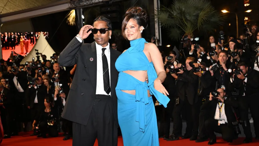Pregnant Rihanna Cannes 2025 video
