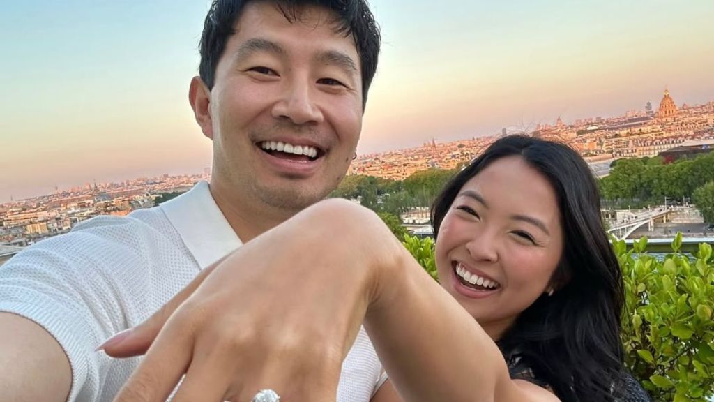 Simu Liu's Girlfriend Flaunts Engagement Ring in Paris Photos