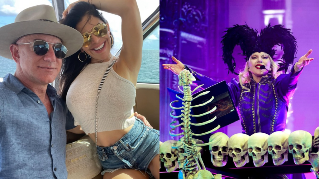 Jeff Bezos, Lauren Sanches; Lady Gaga