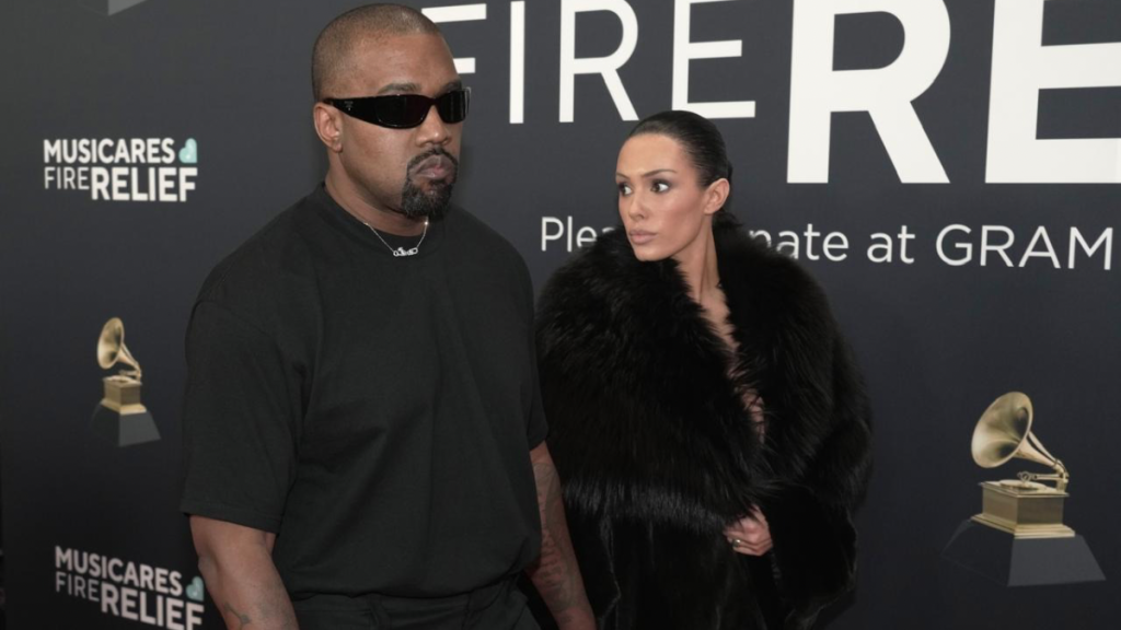 Kanye West and Bianca Censori attend the 67th GRAMMY Awards