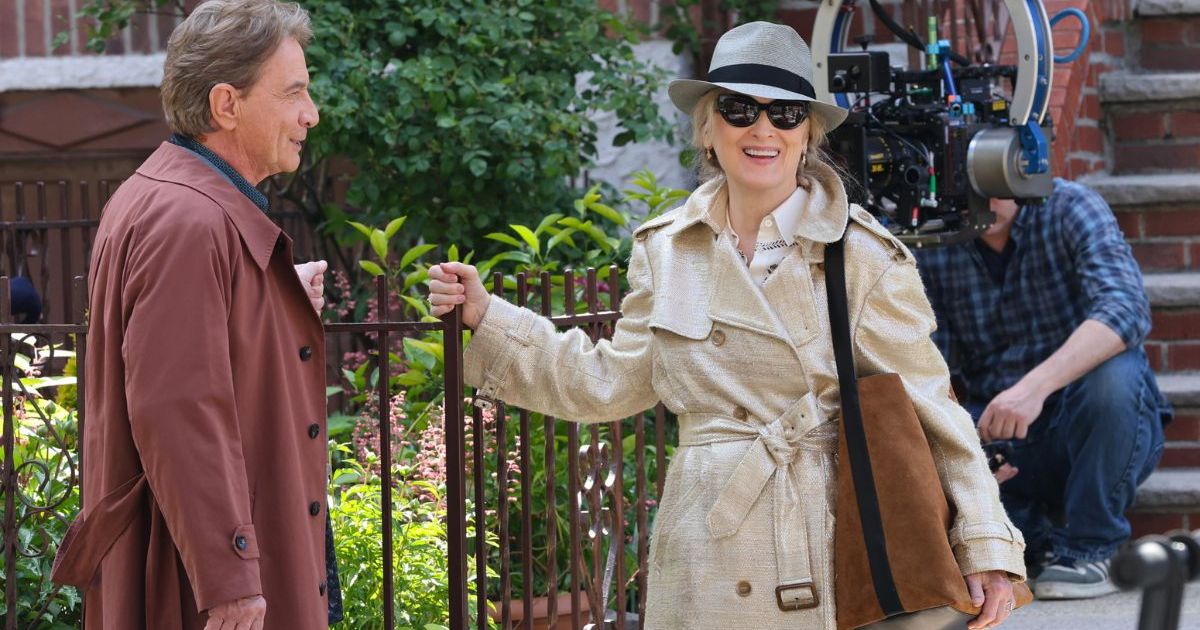 Meryl Streep & Martin Short Sharing a Kiss on Set Fuels Dating Rumors