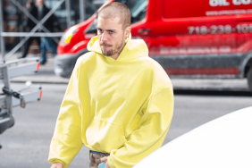 Justin Bieber is seen in Union Square on January 29, 2025 in New York City.