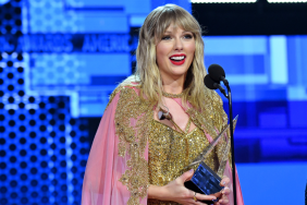 Taylor Swift accepts the Artist of the Decade award onstage during the 2019 American Music Awards at Microsoft Theater on November 24, 2019 in Los Angeles, California.