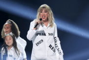 Taylor Swift performs onstage during the 2019 American Music Awards at Microsoft Theater on November 24, 2019 in Los Angeles, California.
