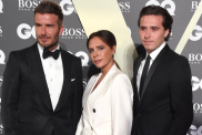 David Beckham, Victoria Beckham and Brooklyn Beckham at GQ Men Of The Year Awards 2019
