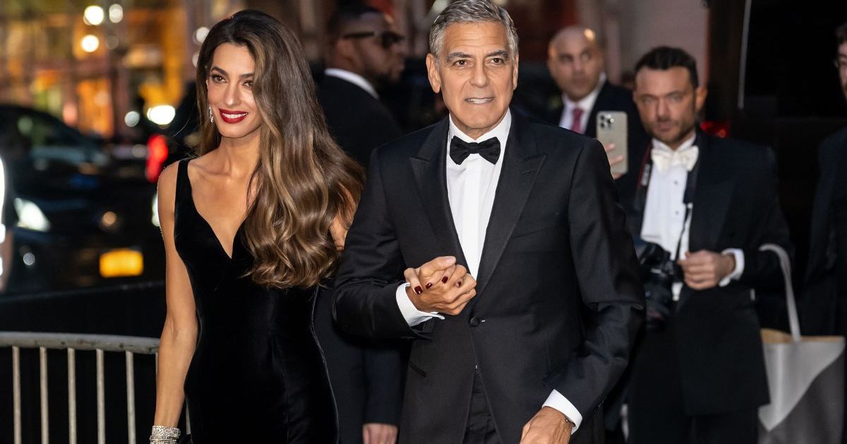 Amal & George Clooney Out on Double Date Amid Divorce Rumors